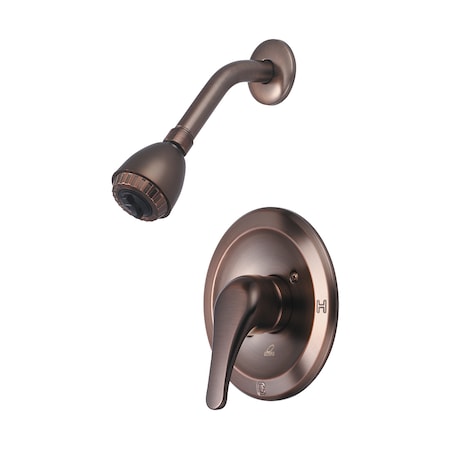 Olympia Faucets Single Handle Shower Trim Set, Wallmount, Oil Rubbed Bronze, Style: Traditional T-2302-ORB